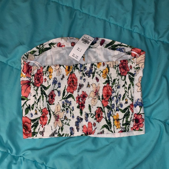 EUC Hollister Floral Tube Top Size M 🌼🌸🏵️ - Picture 3 of 9